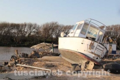 Alluvione - Vigili del fuoco a Montalto