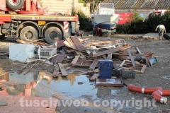 Alluvione - Vigili del fuoco a Montalto
