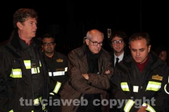 Alluvione - Vigili del fuoco a Montalto