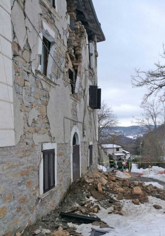 Vigili del fuoco ad Amatrice