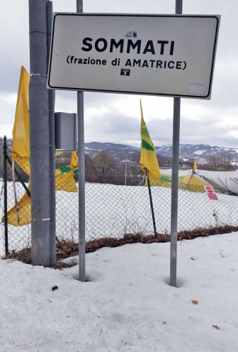 Vigili del fuoco ad Amatrice