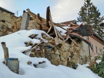 Vigili del fuoco ad Amatrice