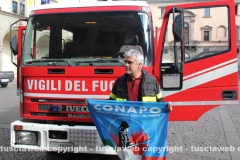 Vigili del fuoco sotto la Prefettura