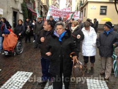 Villa Buon Respiro, pazienti e lavoratori in corteo