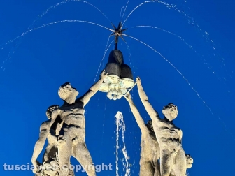 Bagnaia - Villa Lante restaurata e illuminata