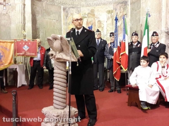 Montefiascone - La celebrazione della Virgo Fidelis - Il capitano Antonino Zangla