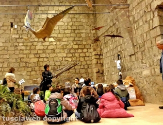 Viterbo - La mostra sui dinosauri a palazzo dei papi