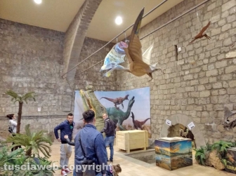 Viterbo - La mostra sui dinosauri a palazzo dei papi