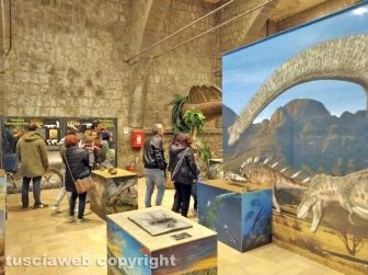 Viterbo - La mostra sui dinosauri a palazzo dei papi