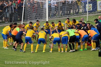 Viterbese - Arzachena, partita e premiazione