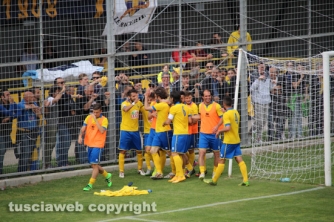 Calcio - Viterbese - I festeggiamenti