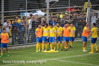 Calcio - Viterbese - I festeggiamenti