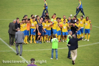 Calcio - Viterbese - I festeggiamenti