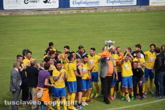 Calcio - Viterbese - I festeggiamenti