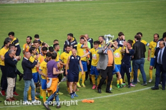 Calcio - Viterbese - I festeggiamenti