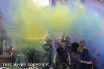 Calcio - Viterbese - I festeggiamenti