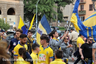 Calcio - Viterbese - I festeggiamenti