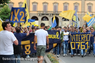 Calcio - Viterbese - I festeggiamenti