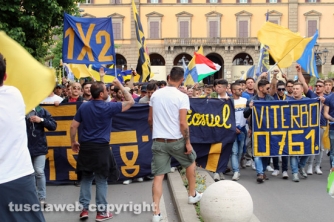 Calcio - Viterbese - I festeggiamenti