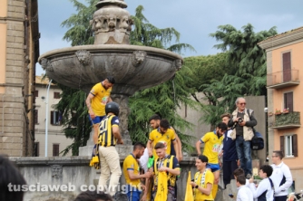 Calcio - Viterbese - I festeggiamenti