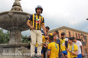 Calcio - Viterbese - I festeggiamenti