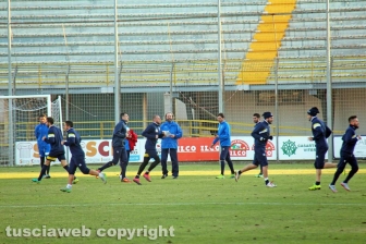 Viterbese, il primo allenamento con Dino Pagliari