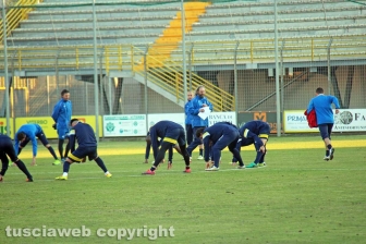 Viterbese, il primo allenamento con Dino Pagliari