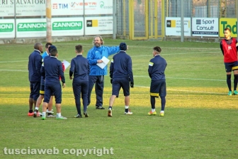 Viterbese, il primo allenamento con Dino Pagliari