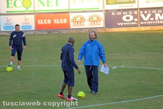Viterbese, il primo allenamento con Dino Pagliari