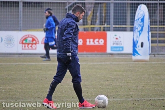 Viterbese, il primo allenamento di Luigi Falcone