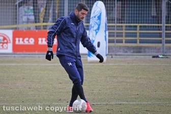 Viterbese, il primo allenamento di Luigi Falcone