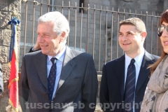 Il sindaco Leonardo Michelini e il deputato Alessandro Mazzoli