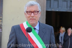 L\'intervento del sindaco Michelini