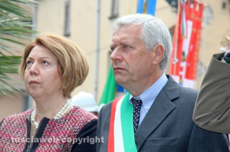 Il prefetto Antonella Scolamiero e il sindaco Michelini