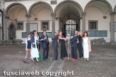 Cronaca - Viterbo civica col vestito elegante