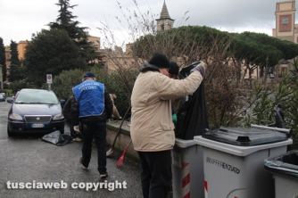 Viterbo civica ripulisce sopra al Sacrario