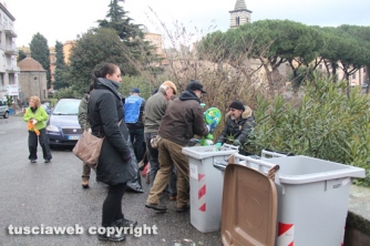 Viterbo civica ripulisce sopra al Sacrario