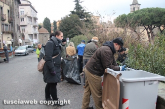 Viterbo civica ripulisce sopra al Sacrario