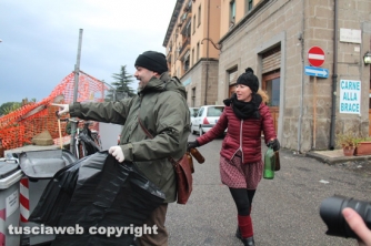 Viterbo civica ripulisce sopra al Sacrario