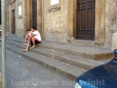 Sagrato chiesa di San Faustino oggi