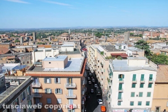 Viterbo dall'alto, dalla cima di Gloria
