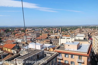 Viterbo dall'alto, dalla cima di Gloria