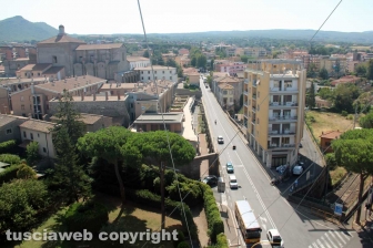 Viterbo dall'alto, dalla cima di Gloria