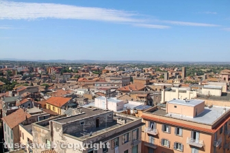 Viterbo dall'alto, dalla cima di Gloria