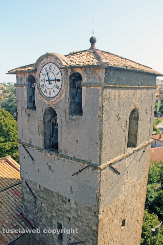Viterbo dall'alto, dalla cima di Gloria