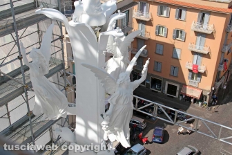 Viterbo dall'alto, dalla cima di Gloria