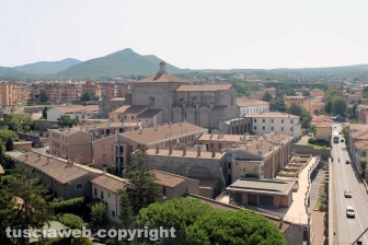 Viterbo dall'alto, dalla cima di Gloria