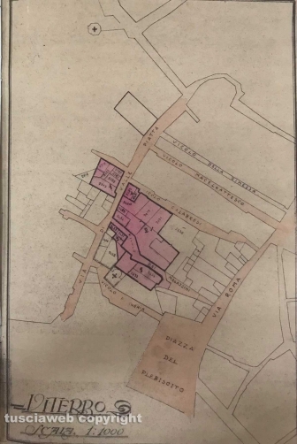 Viterbo - Caseggiato demolito negli anni '30