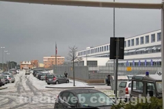 Viterbo imbiancata dalla grandine