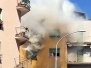 Viterbo - Incendio in un appartamento in via Monte Grappa